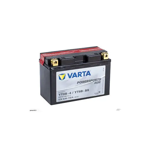 12V Varta Yt9b-4 Agm Motorcycle Battery 8Ah 135Cca 1