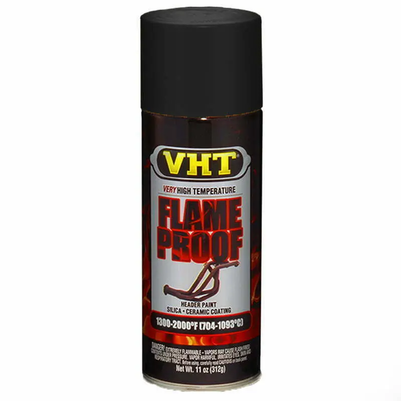 Vht Flameproof Paint Flat Black 325Ml - Sp102 1