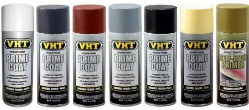 Vht Prime Coat ( All Colours ) Sp301 White Sp302 Dark Grey Sp303 Red Oxide Sp304 Light Grey Sp305 Black Sp306 Yellow Zinc Chromate Sp307 Self Etch Primer (Green) 1