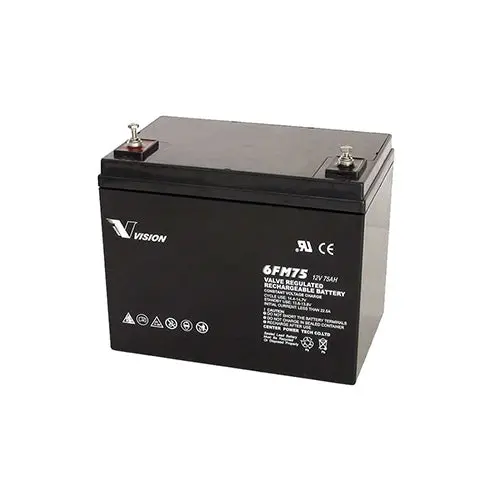 Vision 6Fm75 12V 75Ah Agm Deep Cycle Battery – Mobility Scooter Battery 1