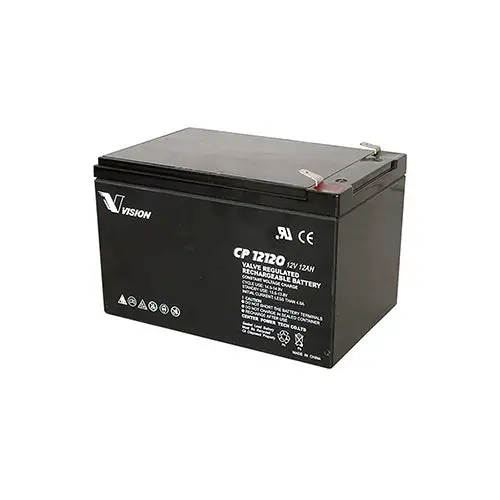 Vision Cp12120 Sealed Rechargeable Sla Battery - 12V 12Ah 1
