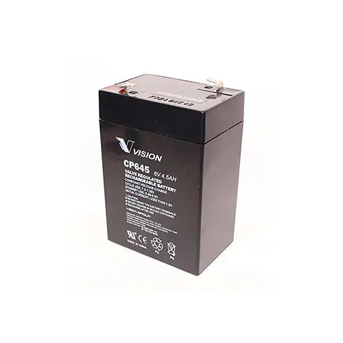 Vision Cp645 Sealed Lead Acid Battery 6V 4.5Ah Sla 1