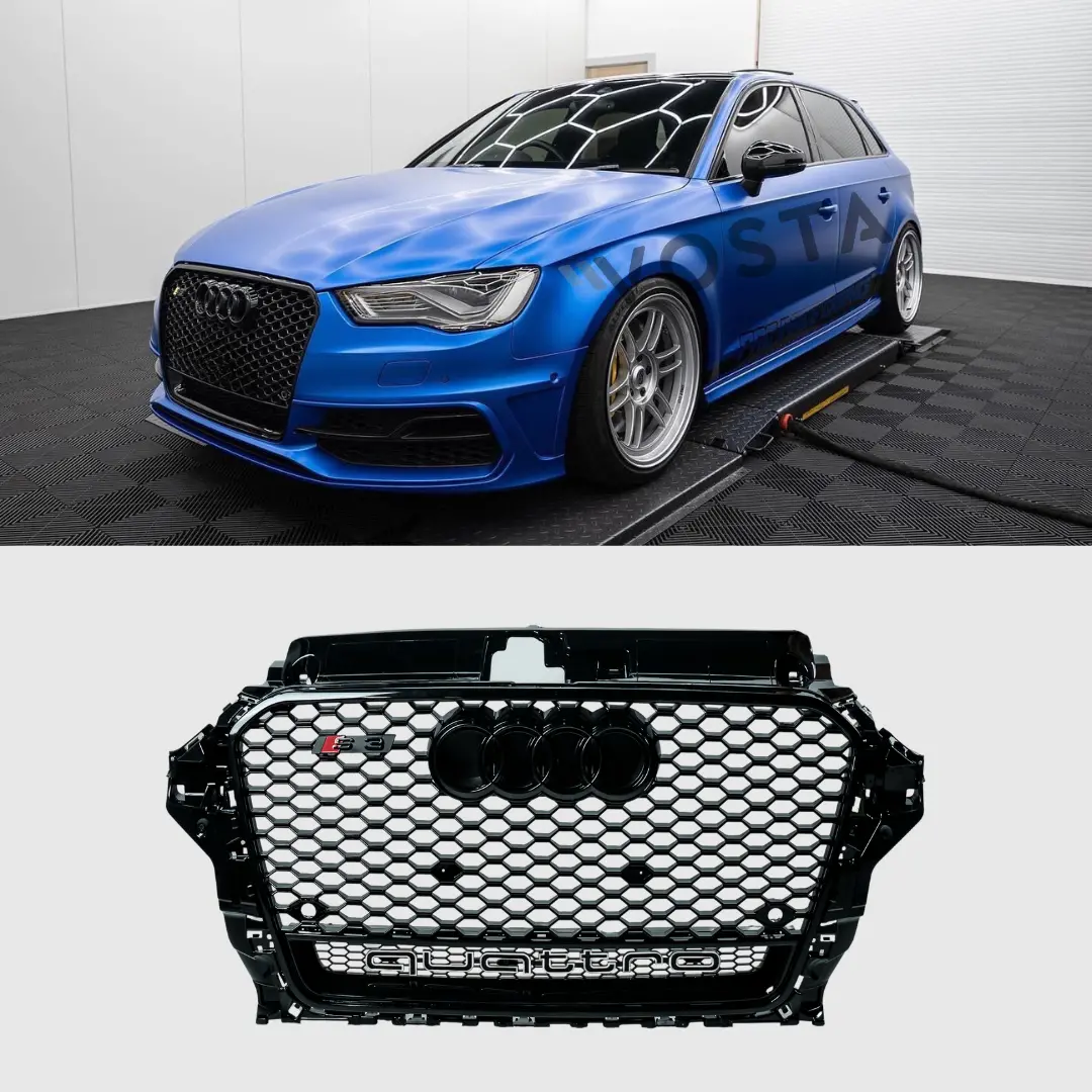 Vosta A3/S3 Rs3 8V-Style Honeycomb Grille Pre-Facelift - 2013-2016 1
