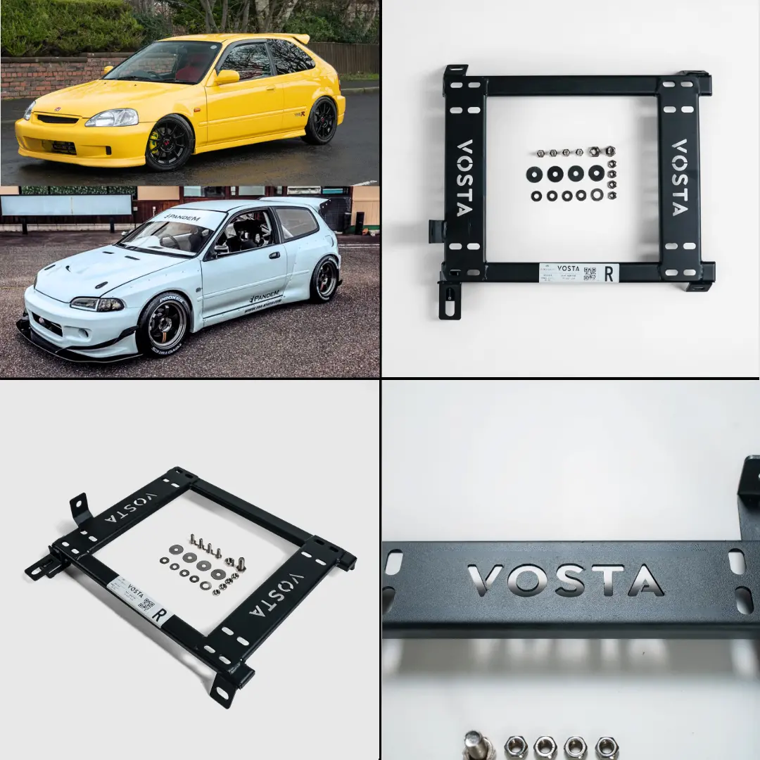 Vosta Seat Base Adapter - Honda Civic/Crx Ek/Eg (Driver Or Passenger) 1