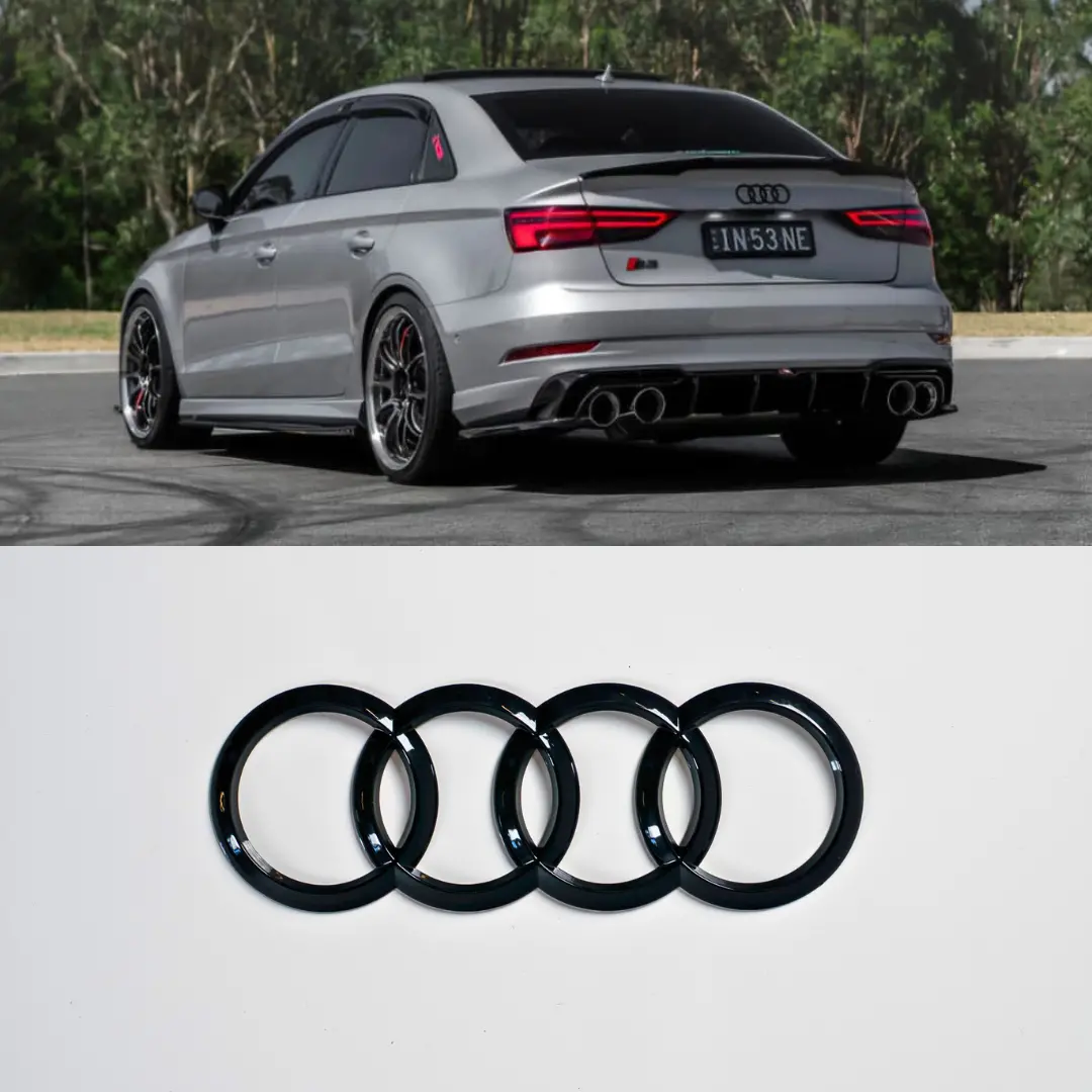Audi Black Rear Boot Emblem (A3/A4/A5) 1