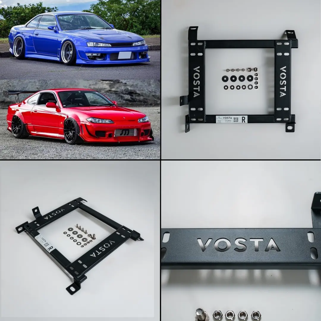 Vosta Seat Base Adapter - Nissan 180Sx/Silvia S13 S14 S15 (Driver Or Passenger) 1