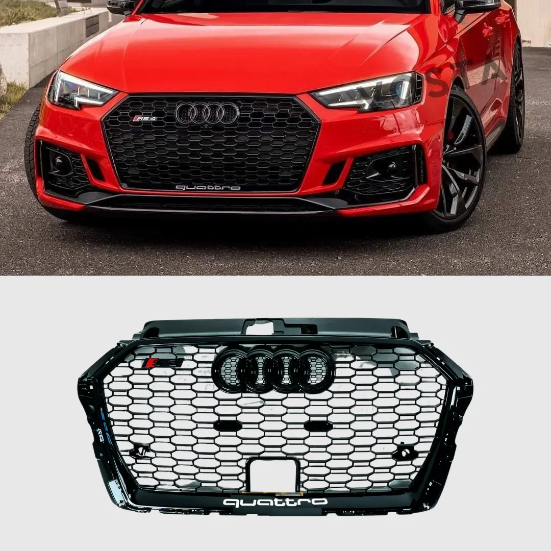 Vosta A4 Rs4 Honeycomb Grille | Audi A4/S4 B9 2016-2019 1