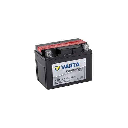 12V Varta Yt4l-Bs Agm Motorcycle Battery 3Ah 40Cca 1