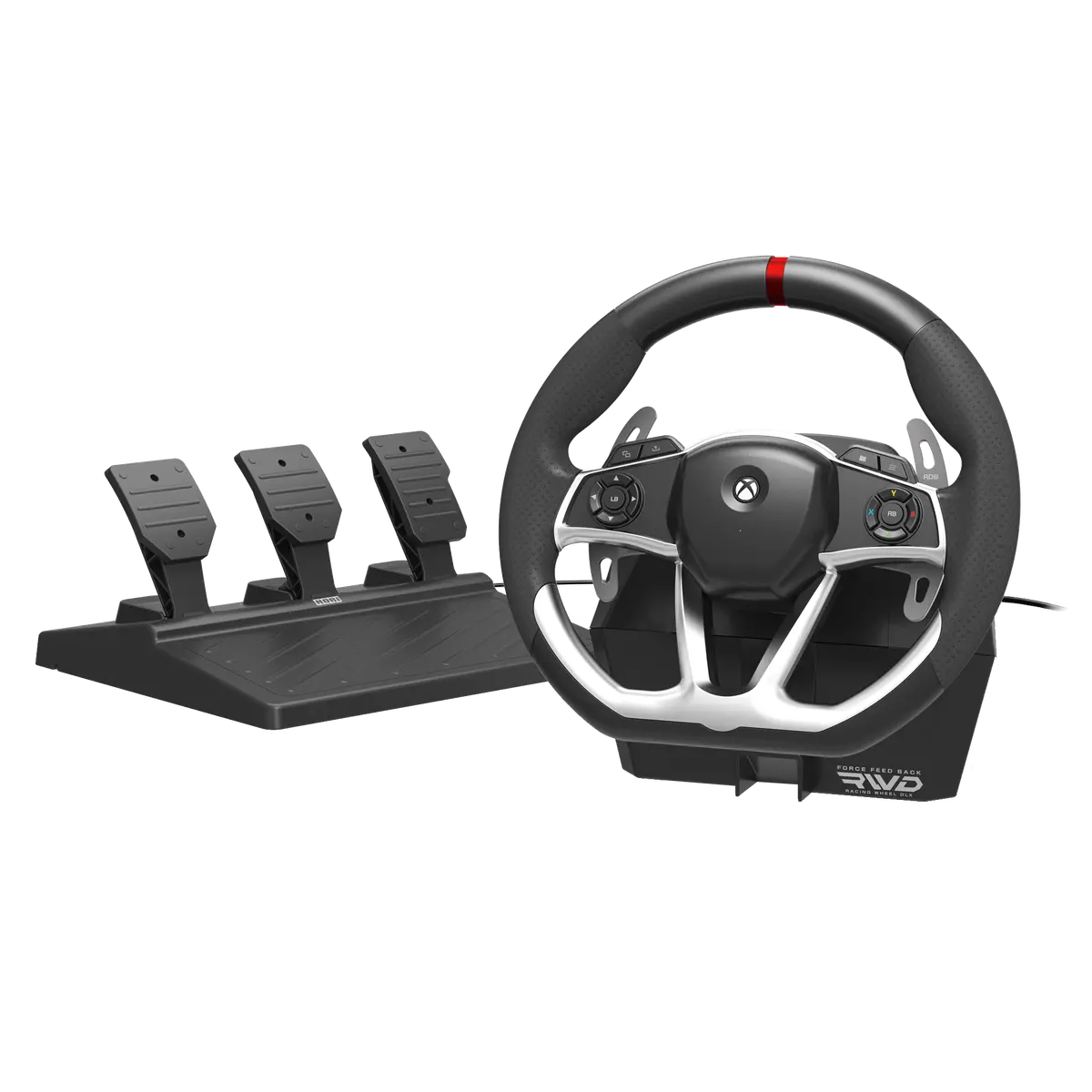 Volante De Carreras Hori Dlx Force Feedback Para Xbox / Pc 1