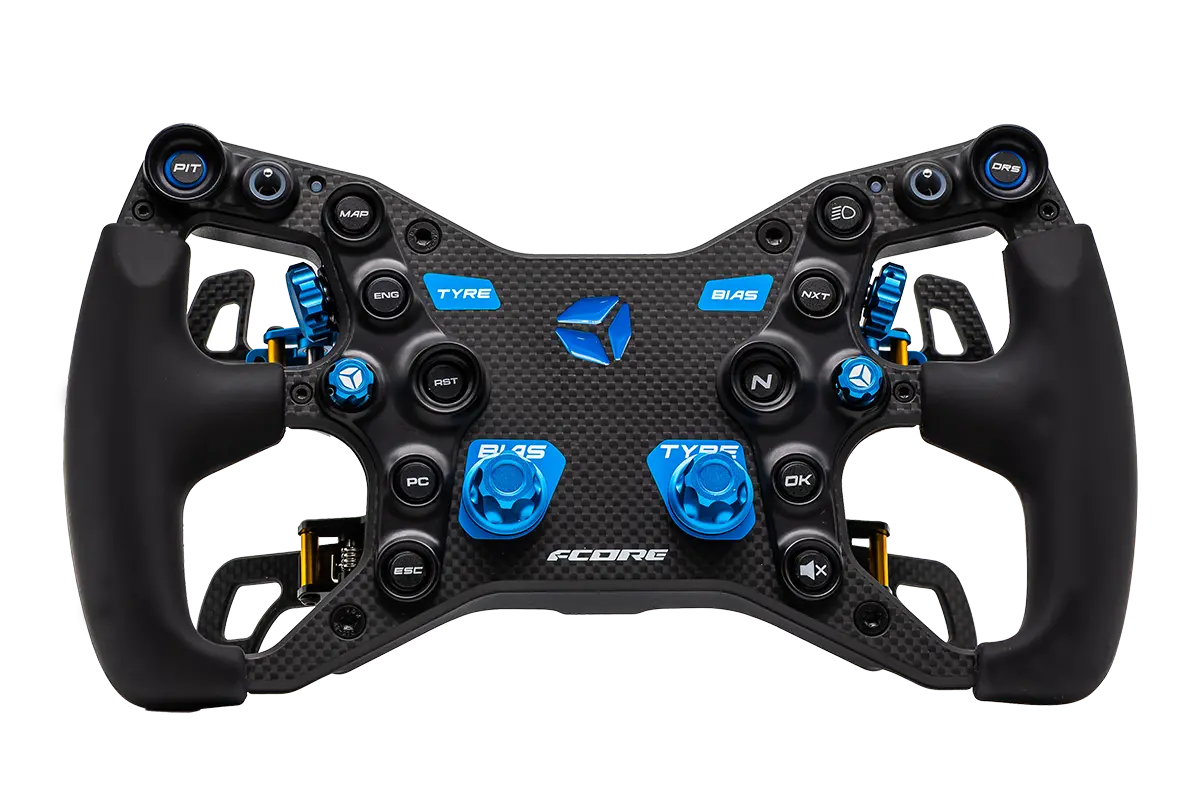 Volante F-Core Evo / Formula Blue / 4 - Shifter + Embrague (Con Hub) Reacondicionado 1