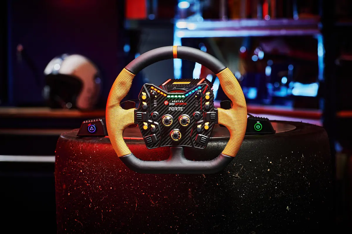 Volante Gt Forte Asetek Simsports 5