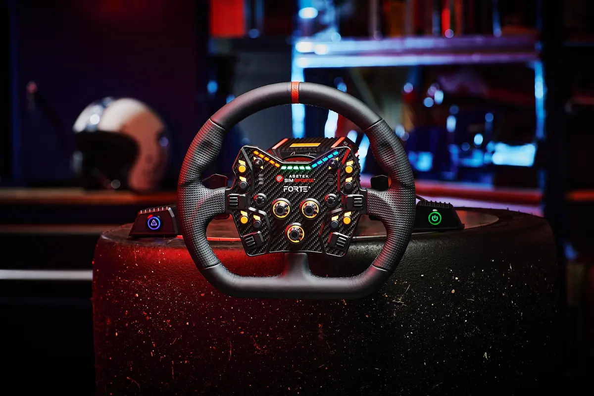 Volante Gt Forte Asetek Simsports 4