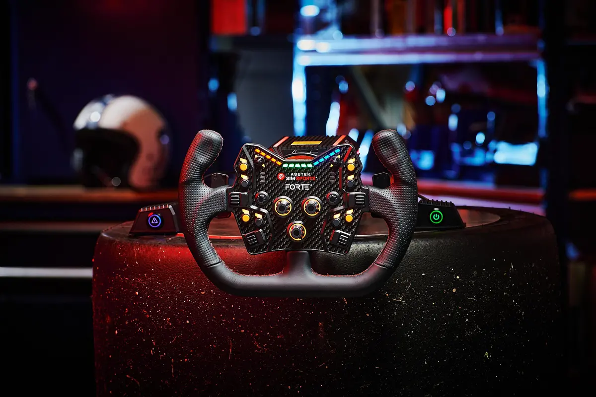 Volante Gt Forte Asetek Simsports 6