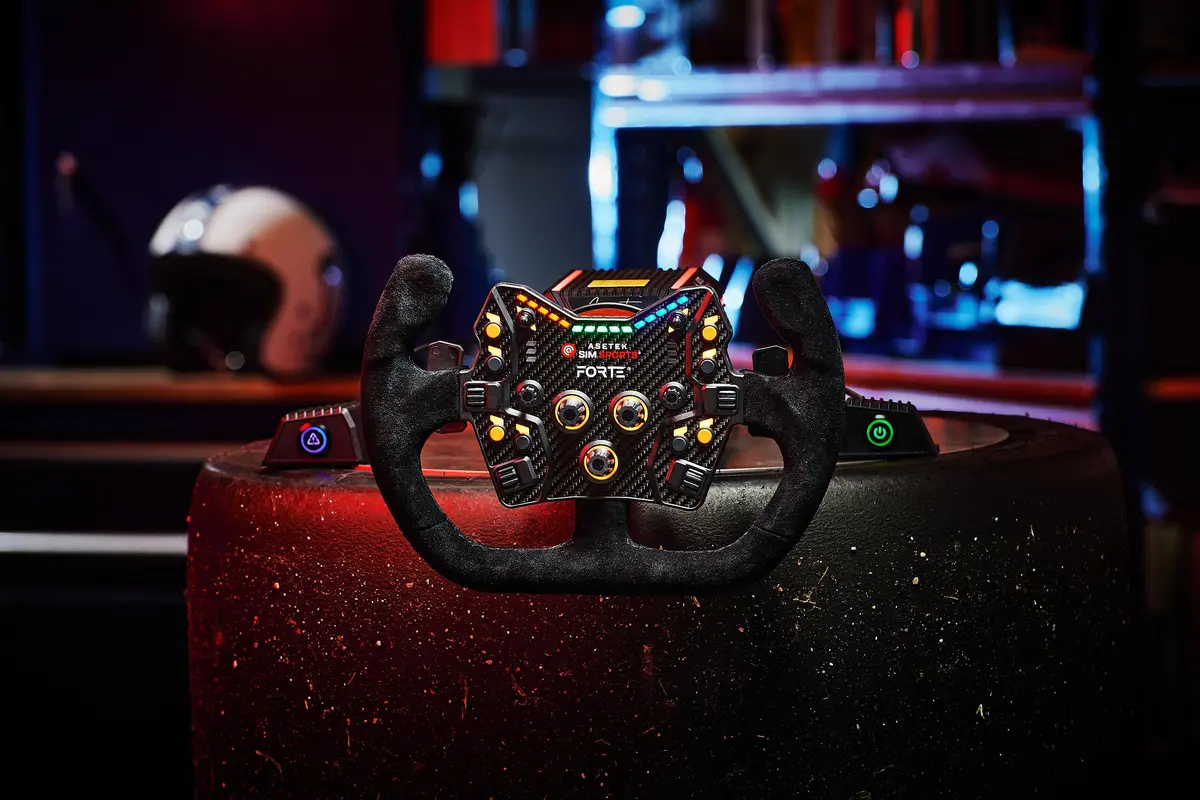 Volante Gt Forte Asetek Simsports 7