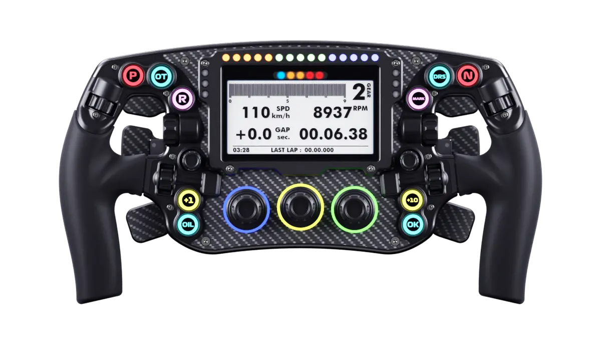 Volante Leoxz Xf1 Ultimate - Shifter + Embrague / Fanatec Qr2 Reacondicioando 1