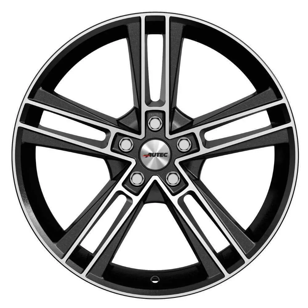 8.5X19 Autec Rias Black Polished 1