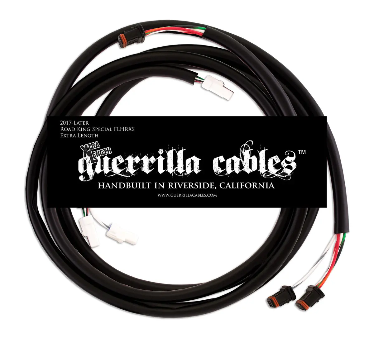Guerrilla Cables - 2017-2020 Road King Special Flhrxs Xtra Length Harness 1