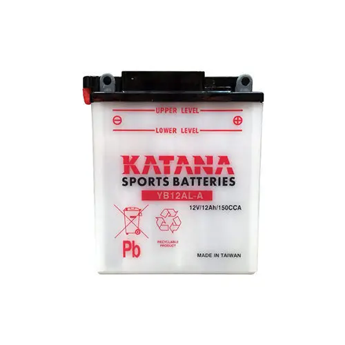 12V Katana Yb12al-A Conventional Motorcycle Battery 12Ah 150Cca 1