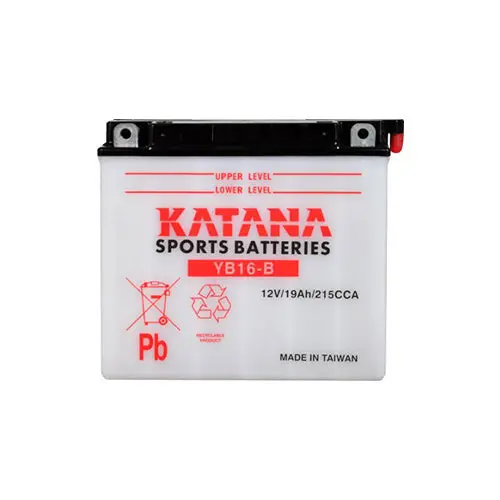 12V Katana Yb16-B Conventional Motorcycle Battery 19Ah 215Cca 1