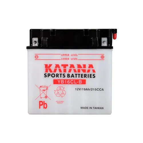 12V Katana Yb16cl-B Conventional Motorcycle Battery 19Ah 215Cca 1