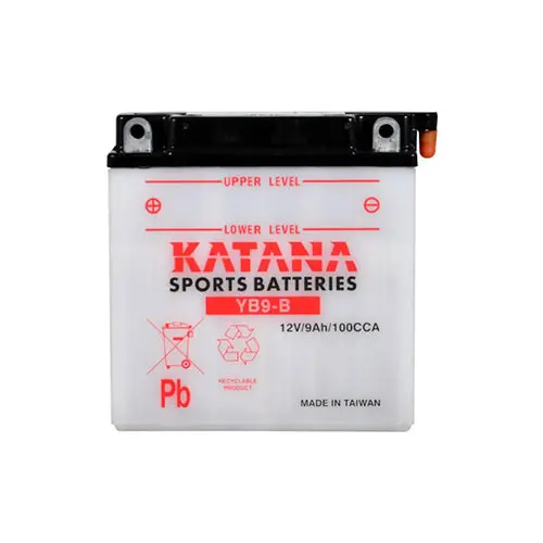 12V Katana Yb9-B Conventional Motorcycle Battery 9Ah 115Cca 1