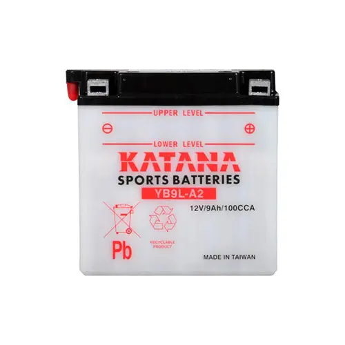Katana Yb9l-A2 Conventional Motorcycle Battery 12V 9Ah - 6-Month Warranty 1