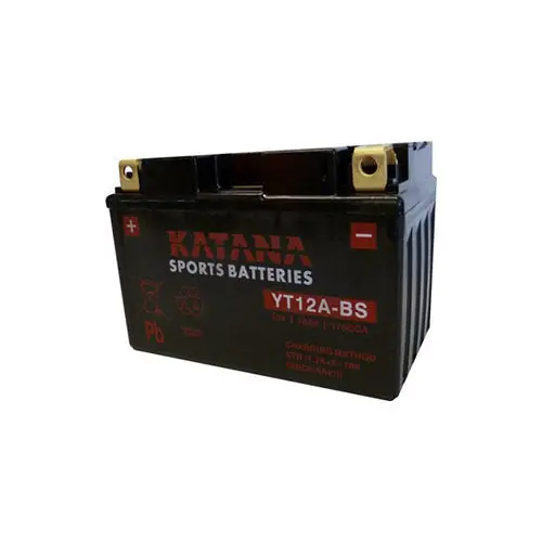 Katana Yt12a-Bs Premium Maintenance-Free Vrla Motorcycle Battery 12V 10Ah - 6-Month Warranty 1