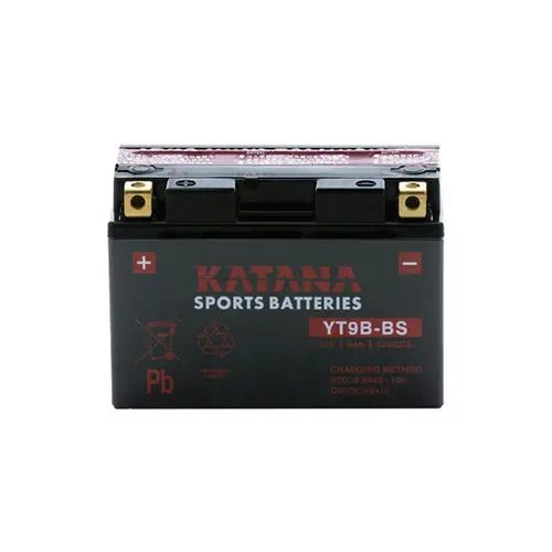 Katana Yt9b-Bs Premium Maintenance-Free Vrla Motorcycle Battery 12V 8Ah - 6-Month Warranty 1