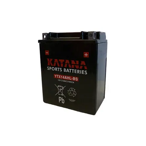Katana Ytx14ahl-Bs 12V 12Ah Vrla Motorcycle Battery - 6-Month Warranty 1