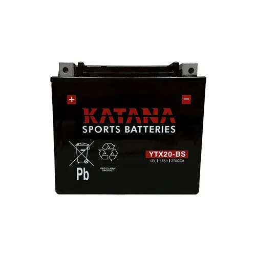 Katana Ytx20-Bs Premium Maintenance-Free Motorcycle Battery 12V 18Ah - 6-Month Warranty 1