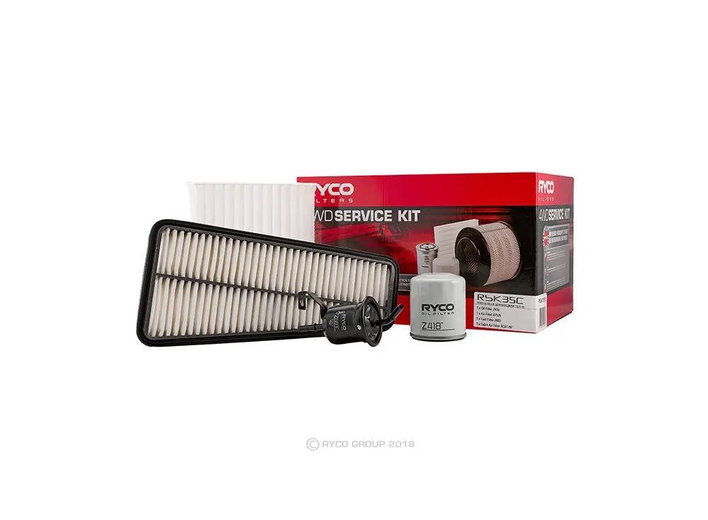 Ryco Rsk35c Filter Service Kit For Toyota Hilux Ggn15r Ggn25r 1