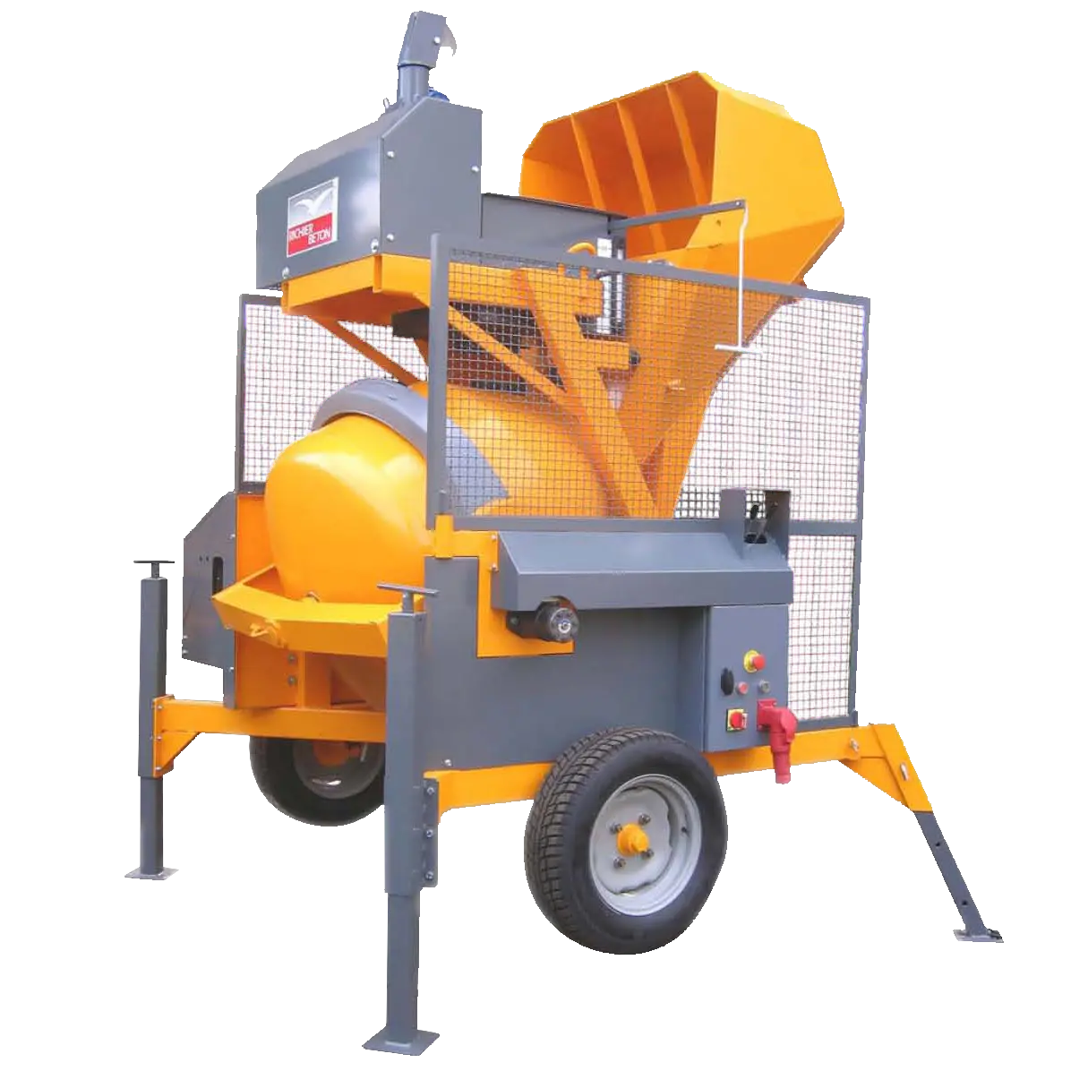 Altrad Belle Rb500b Skip Feed Concrete Mixer - Honda Petrol Engine 1