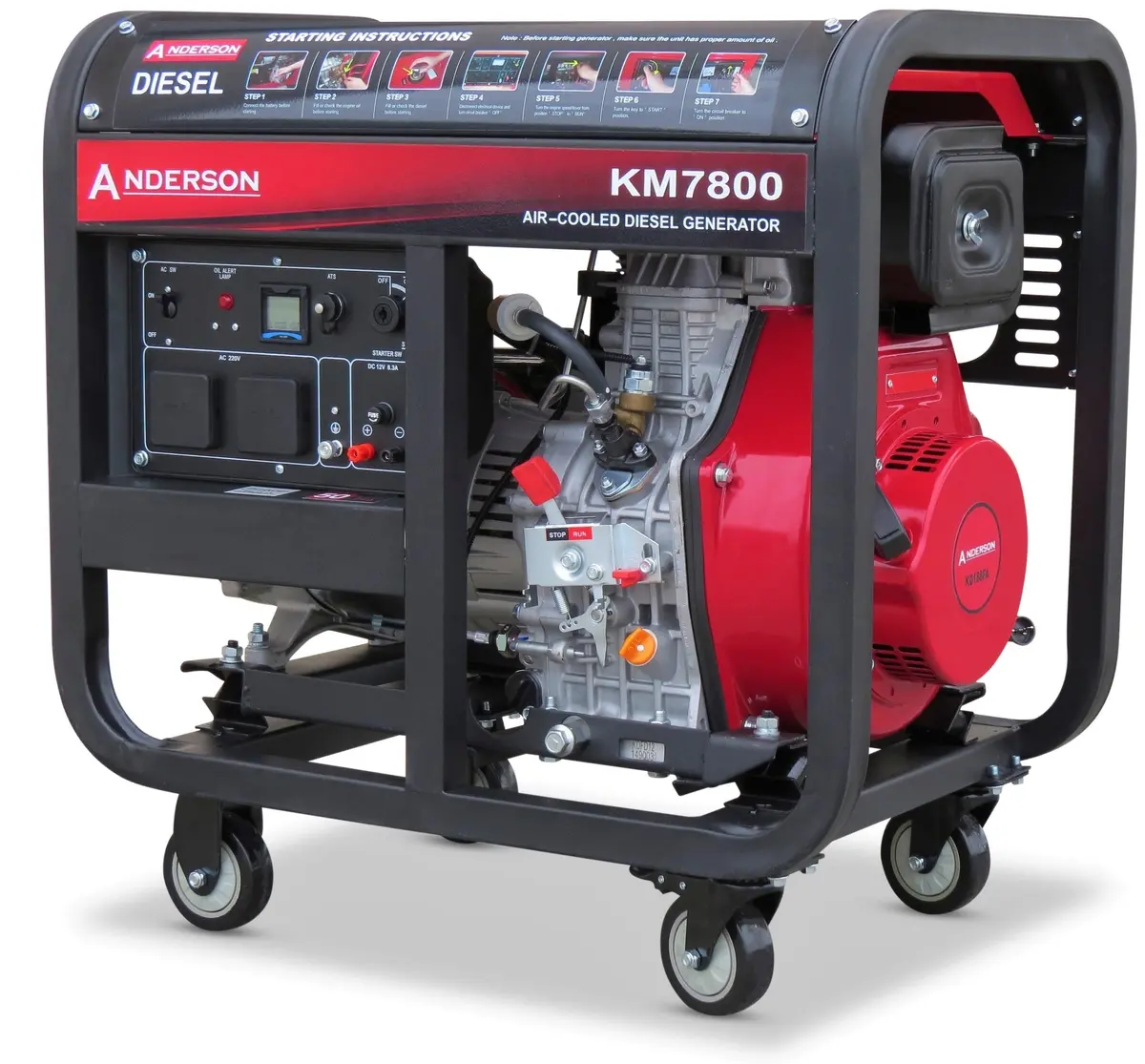 Anderson 6.5Kw Diesel Generator Electric Start 1
