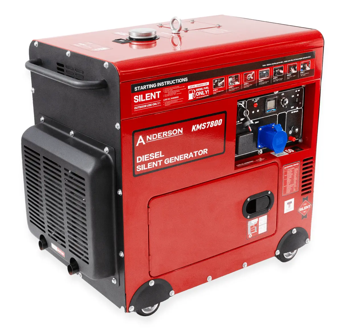 Anderson 7.5Kw Silenced Diesel Generator 1