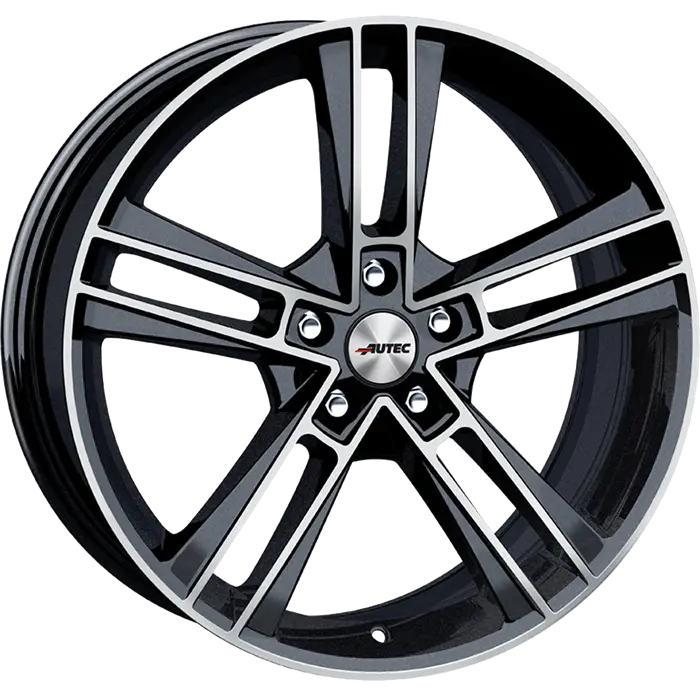 8.5X19 Autec Rias Black Polished 2