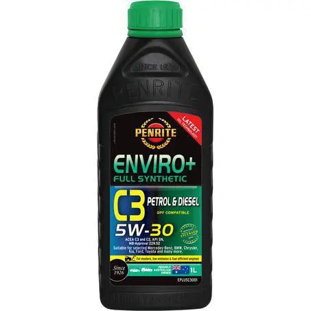 Penrite Enviro+ C3 5W-30 1L Engine Oil - Eplusc3001 1