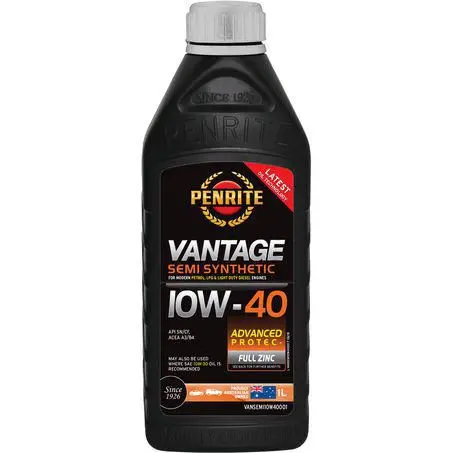 Penrite Vantage Semi Synthetic 10W-40 1L Engine Oil - Vansemi10w40001 1