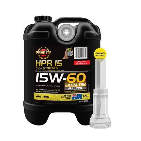 Penrite Hpr 15 Fully Synthetic 15W-60 20L Engine Oil - Hpr15020 1