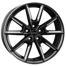 8X18 Borbet Lx18 Black + Silver 1