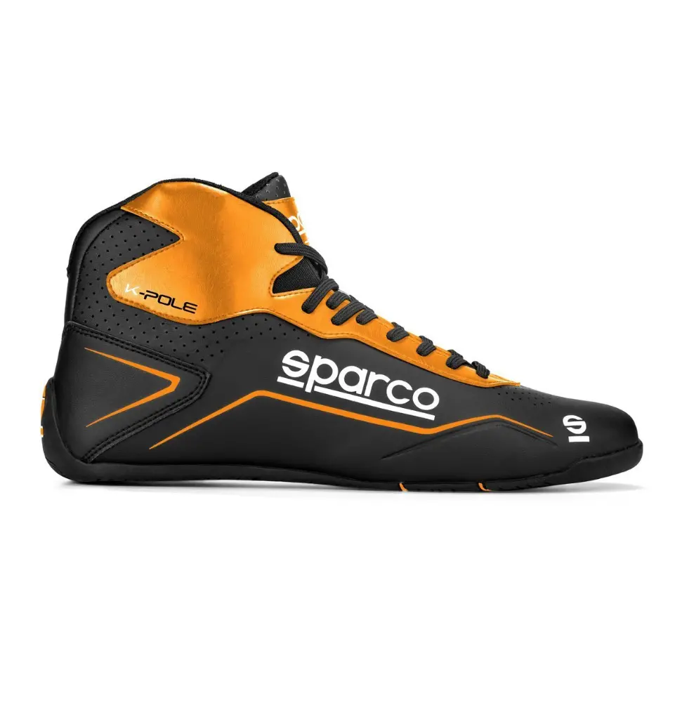 Botas Para Karting Sparco K-Pole, Preto/Vermelho (43) 1