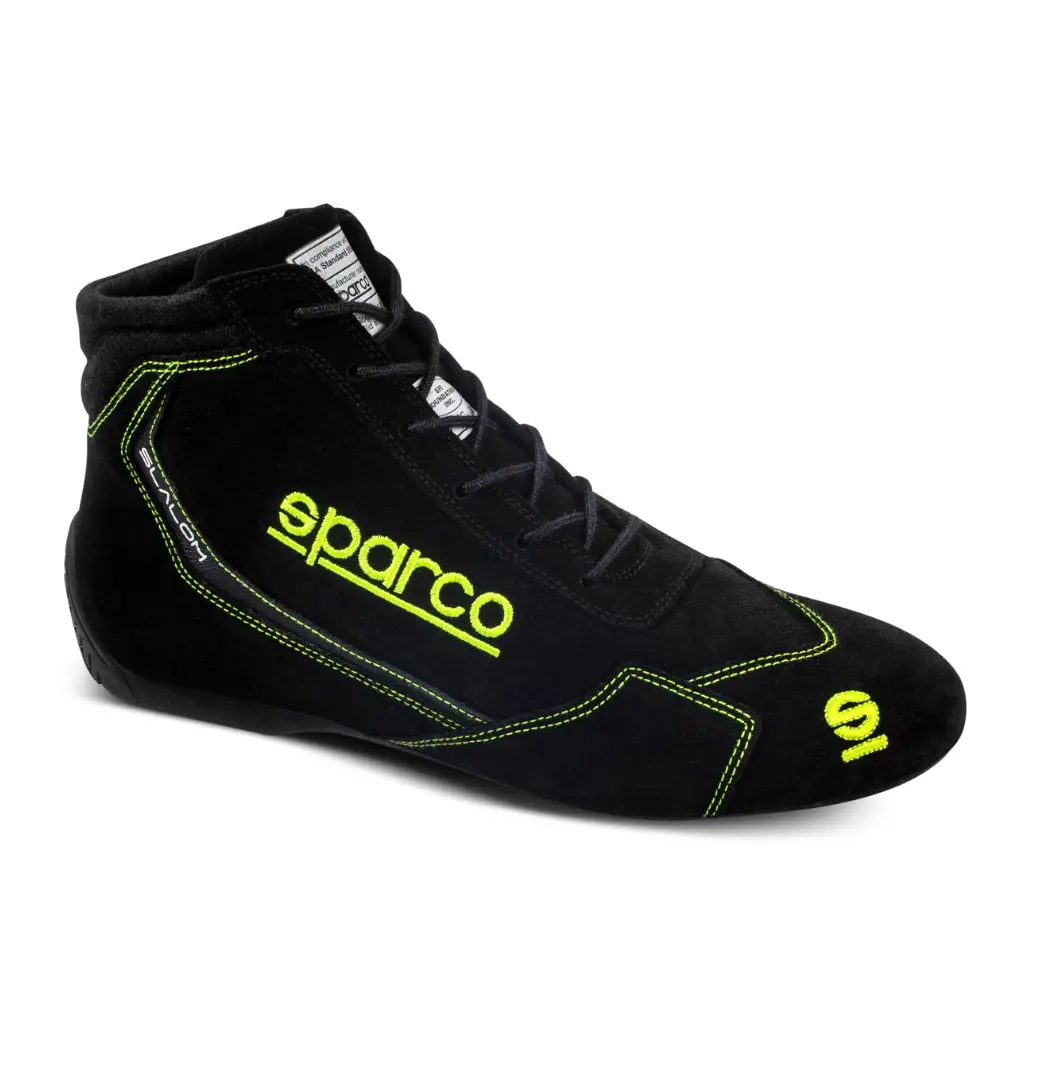 Botas De Competição Sparco Slalom My22, Preto/Amarelo, Tamanho 44 2