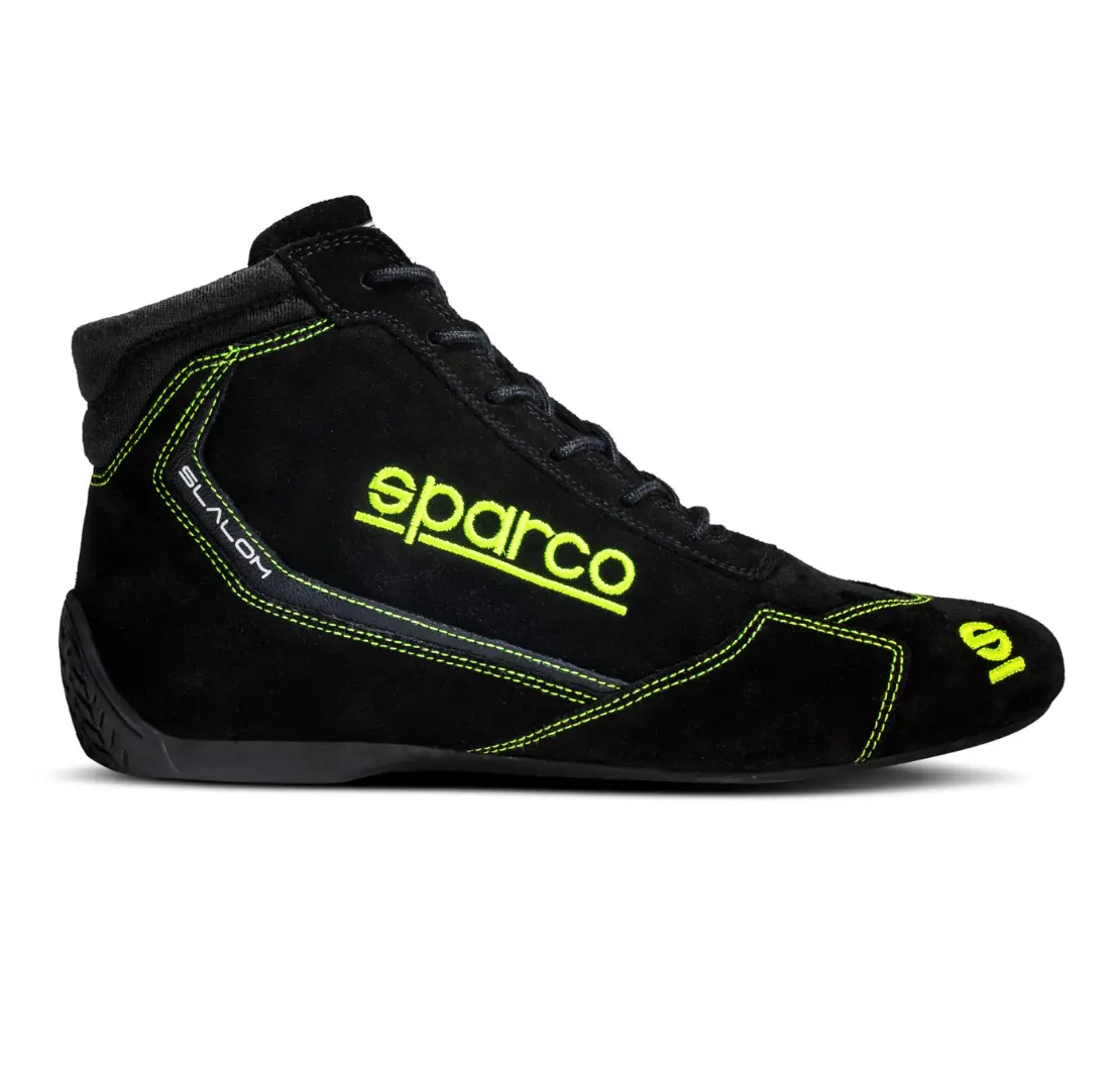 Botas De Competição Sparco Slalom My22, Preto/Amarelo, Tamanho 44 1