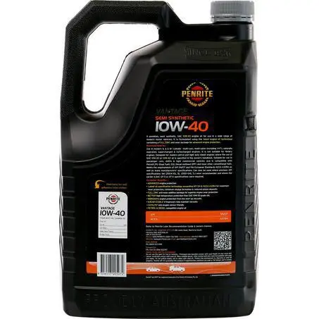 Penrite Vantage Semi Synthetic 10W-40 6L Engine Oil - Vansemi10w40006 2