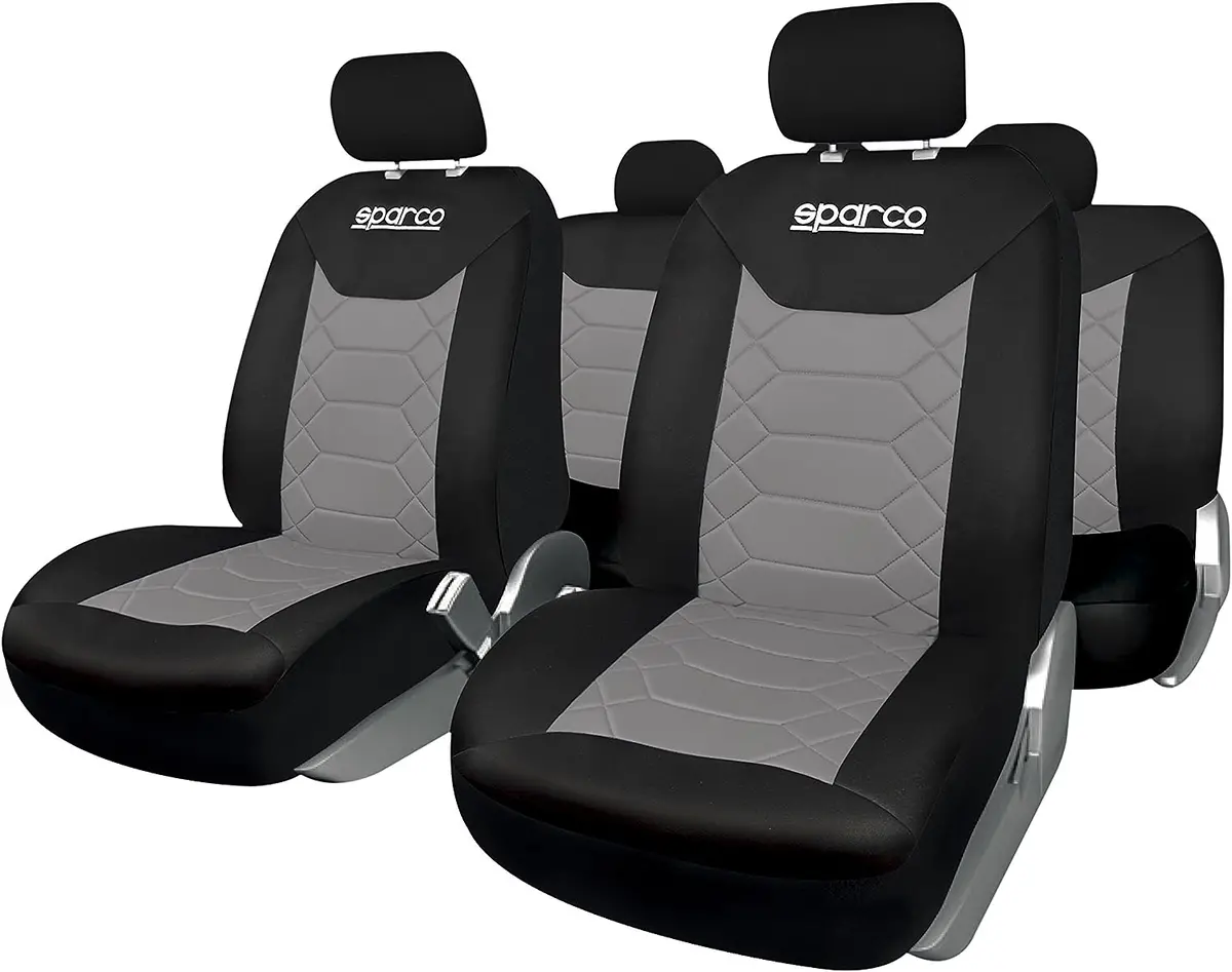 Capas Para Bancos Sparco Spc1016 (Cinzento E Preto) 1