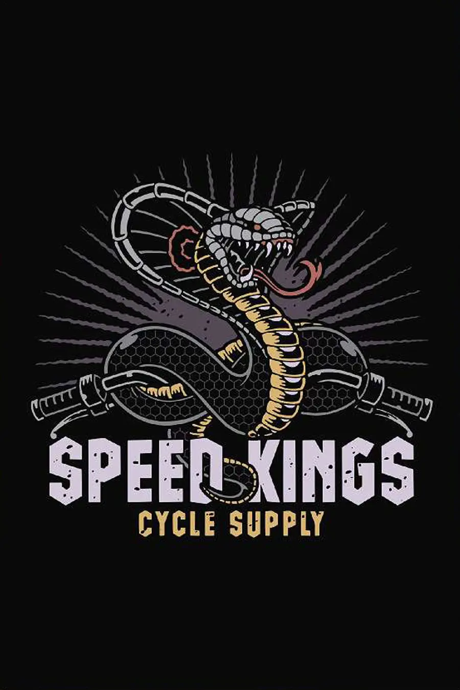 Speed-Kings Cycle Cobra Garage Banner 1