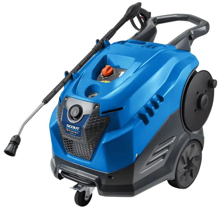 Comet Scout 150E Steam Cleaner 90º C, 9L/Min, 2800Rpm, Incl Hose Reel 1