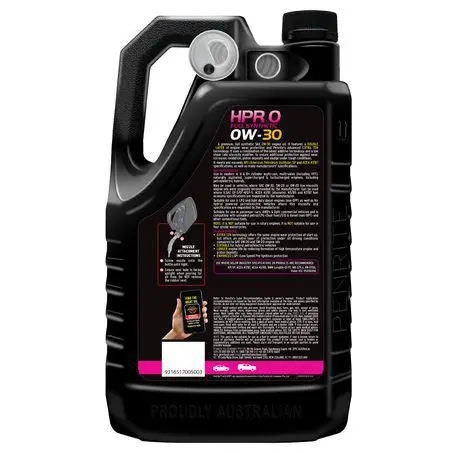 Penrite Hpr 0 Fully Synthetic 0W-30 5L Engine Oil - Hpr00005 2