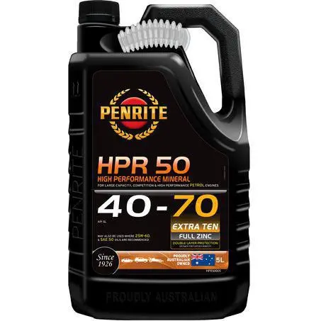 Penrite Hpr 50 40W-70 5L Engine Oil - Hpr50005 1