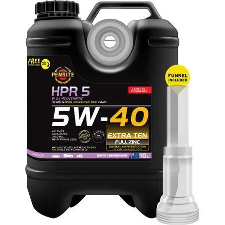 Penrite Hpr 5 Fully Synthetic 5W-40 10L Engine Oil - Hpr05010 1