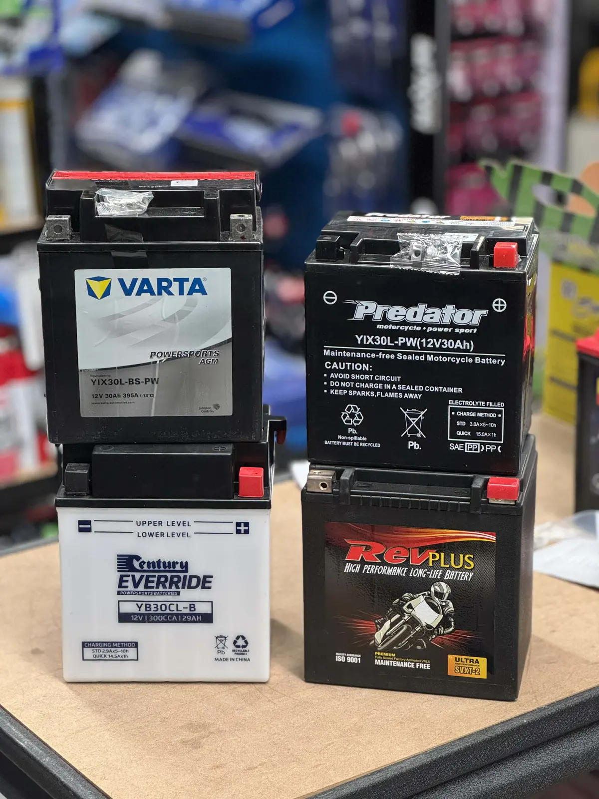 Varta Yix30l-Bs-Pw Motorcycle Agm Battery - 12V 30Ah 395Cca 2
